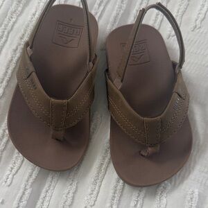 Reef Brown Toddler Back-Strap Flip Flops